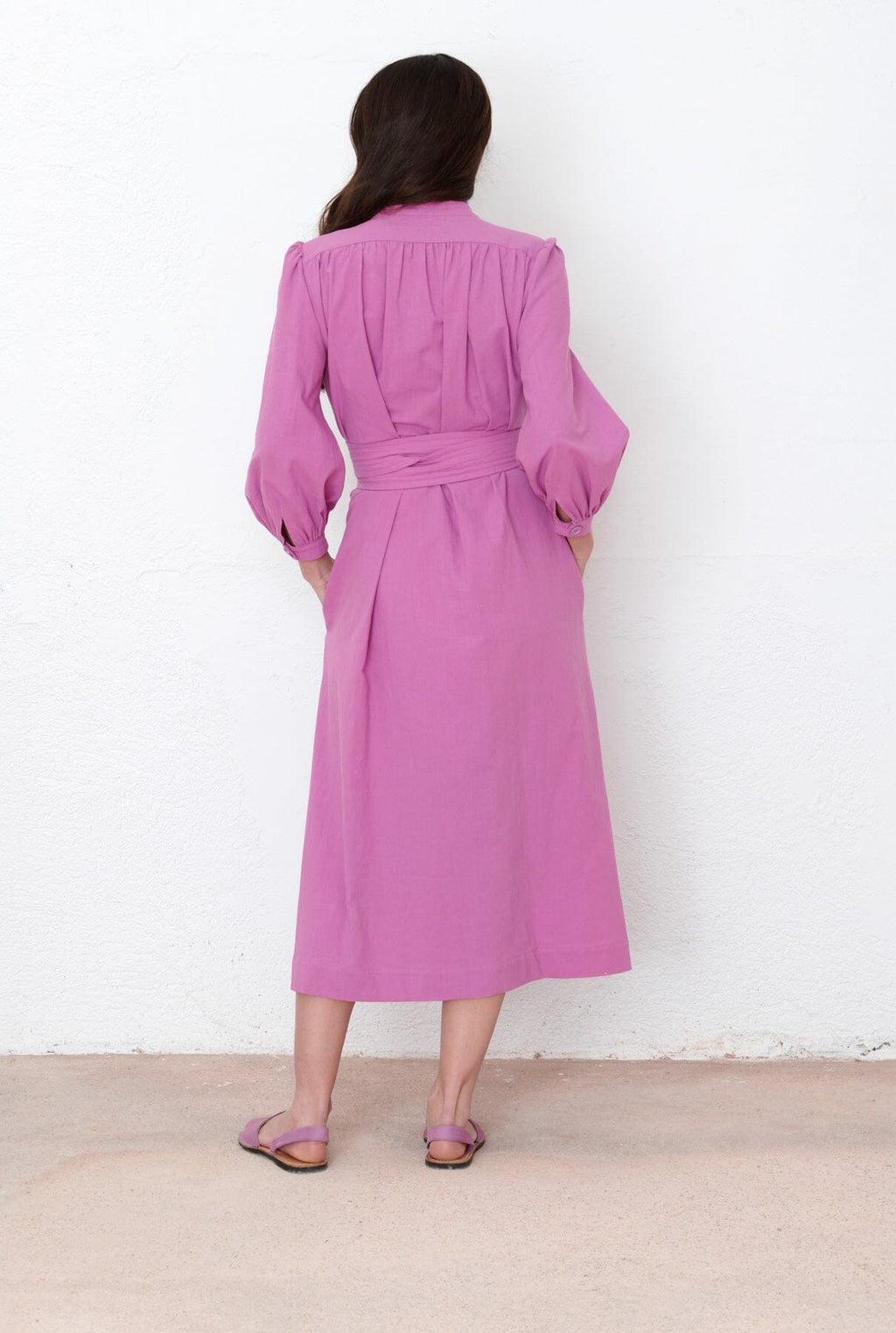 Vestido Margarita buganvilla