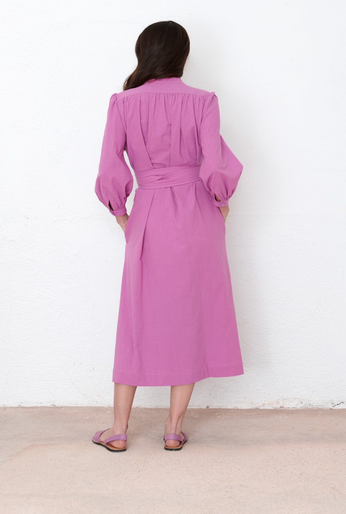Vestido Margarita buganvilla