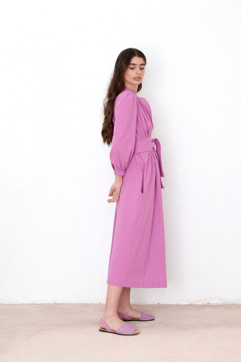 Vestido Margarita buganvilla
