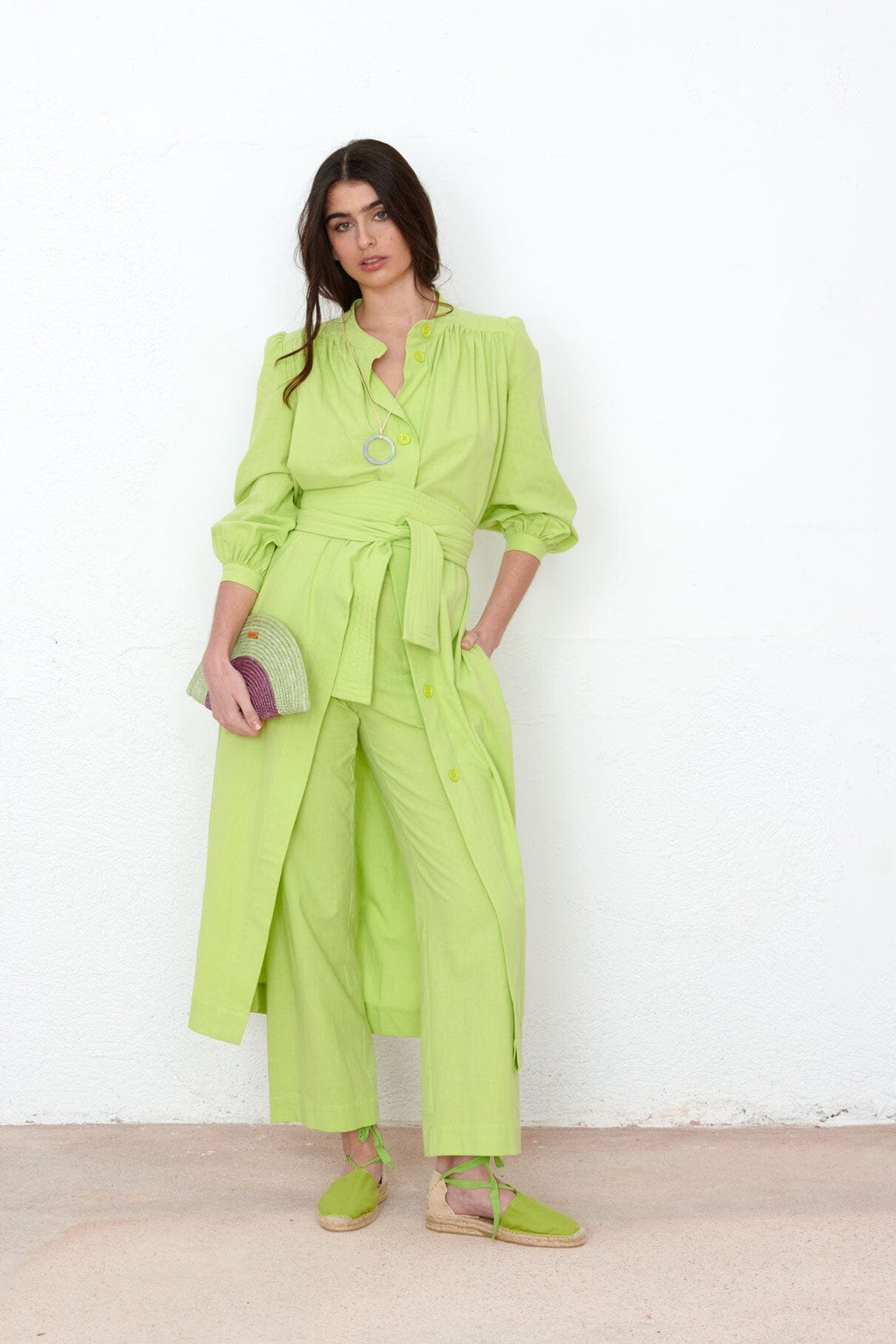Vestido Margarita verde