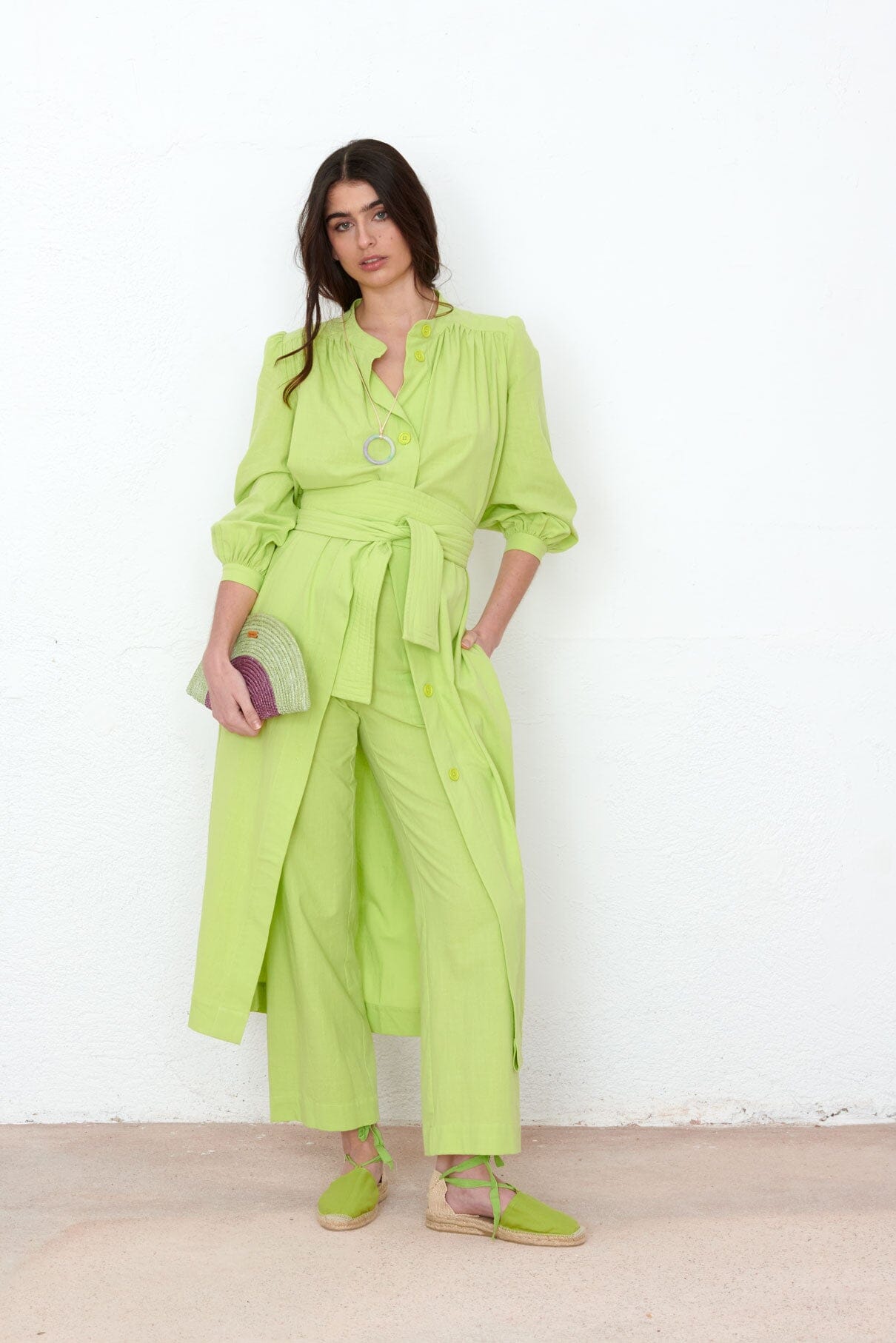 Vestido Margarita verde