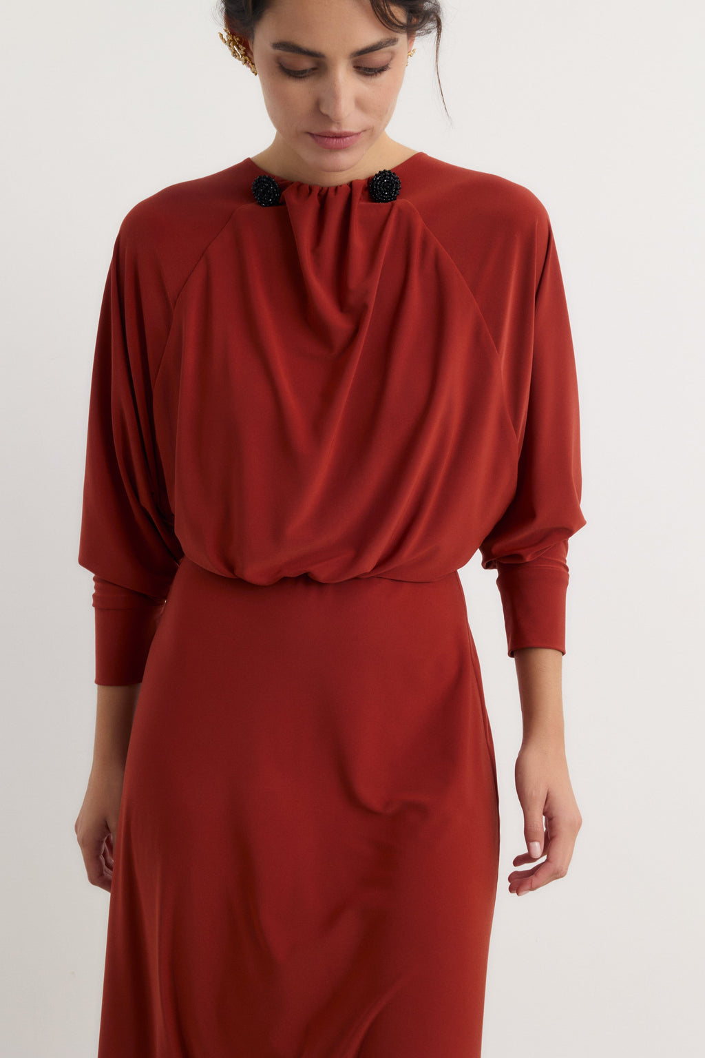 Vestido Olimpia teja - Preorder