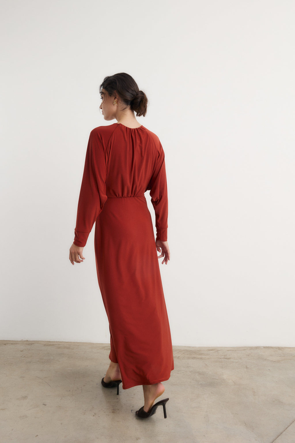 Vestido Olimpia teja - Preorder
