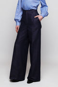 Pantalón ancho denim