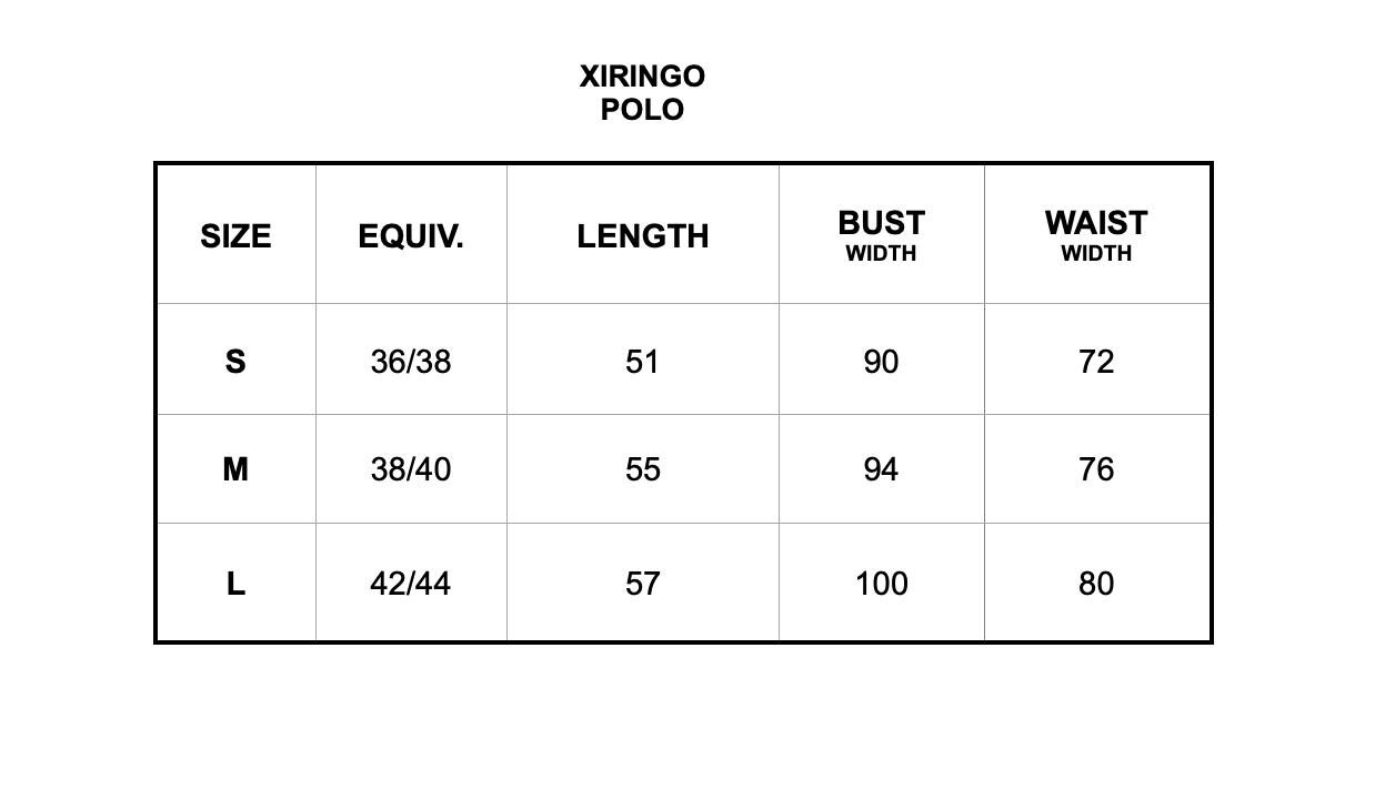 Xiringo polo Yellow