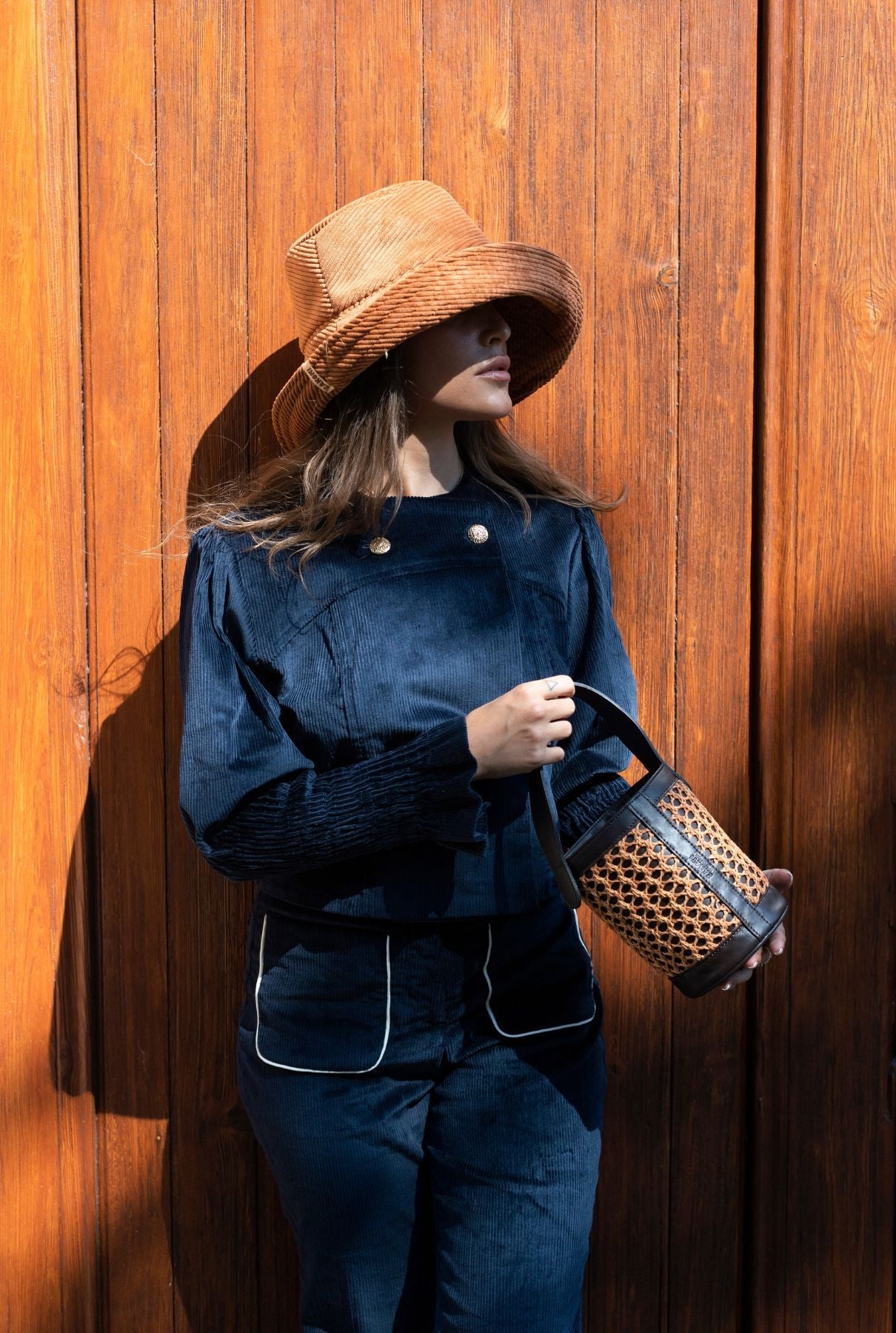 Yoyo Corduroy Hat Ochre