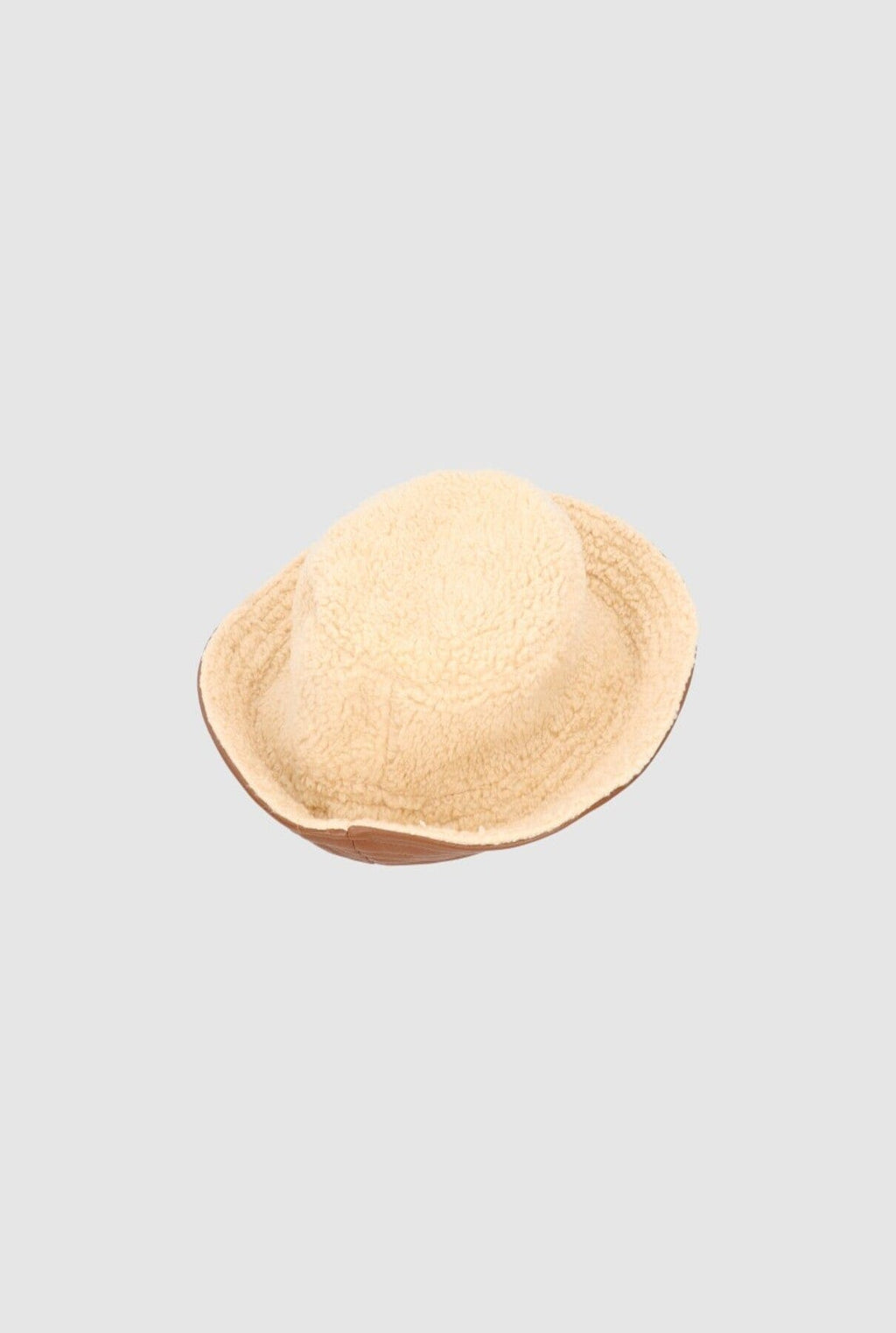 Yoyo Leather Hat Brown
