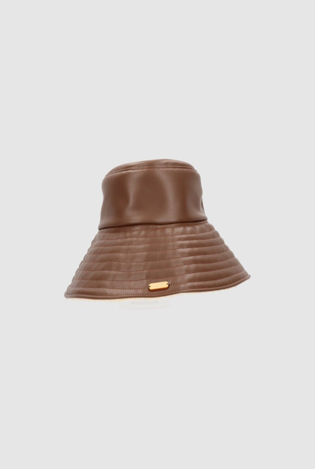 Yoyo Leather Hat Chocolate