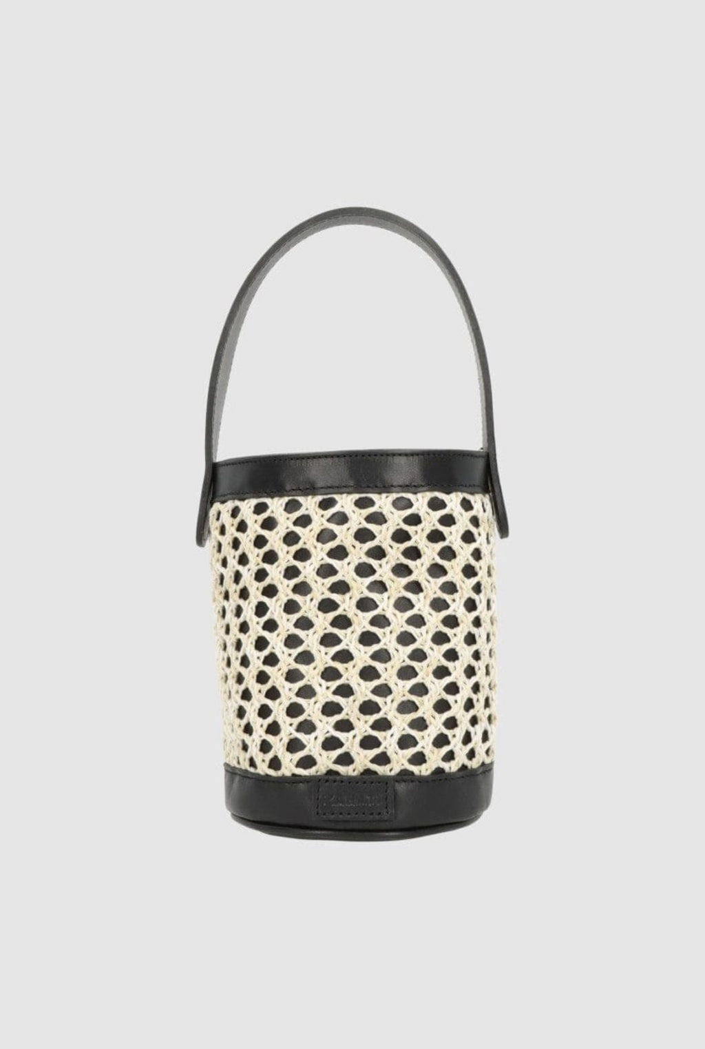 Bolso cubo Zig Zag negro + blanco