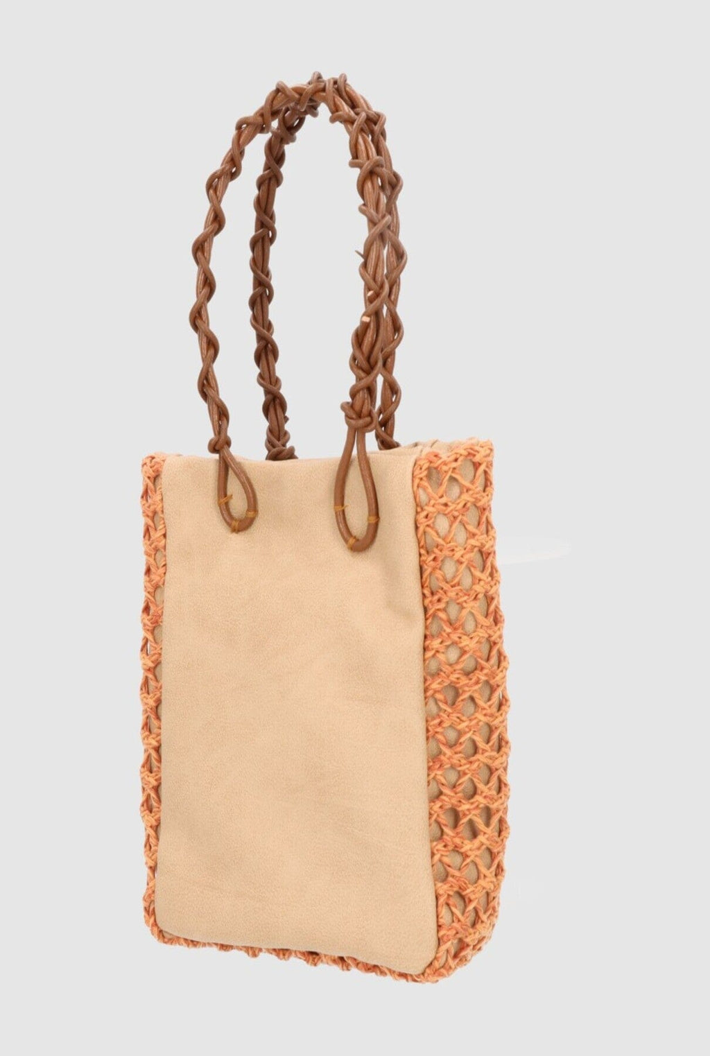 Zigzag M Bag Camel + Rust