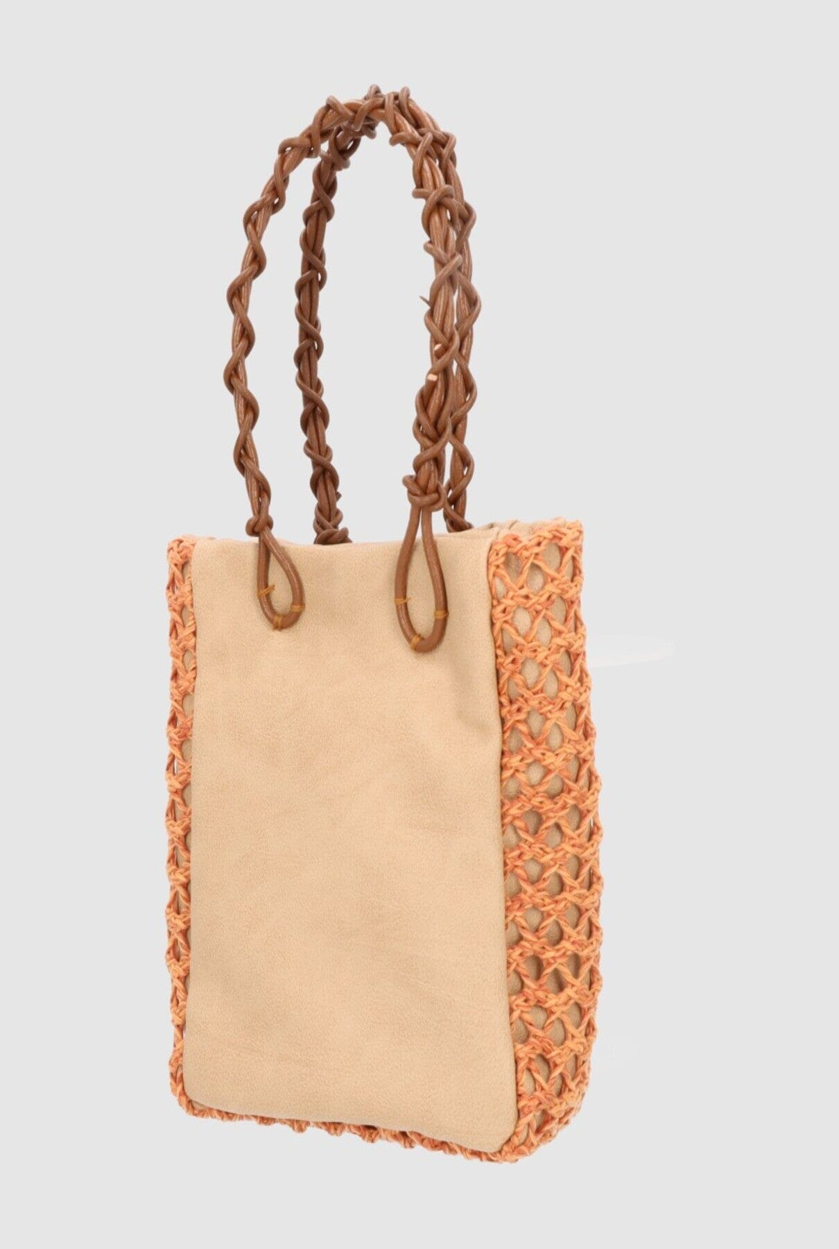 Zigzag M Bag Camel + Rust