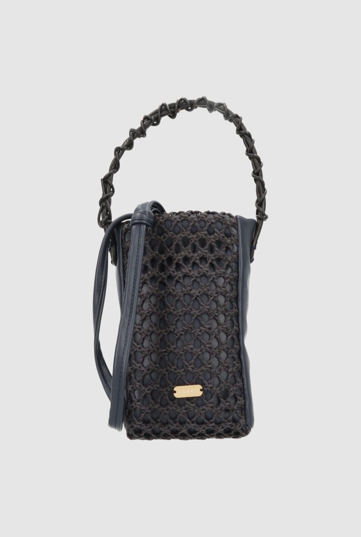 Zigzag Mini Bag Navy Blue
