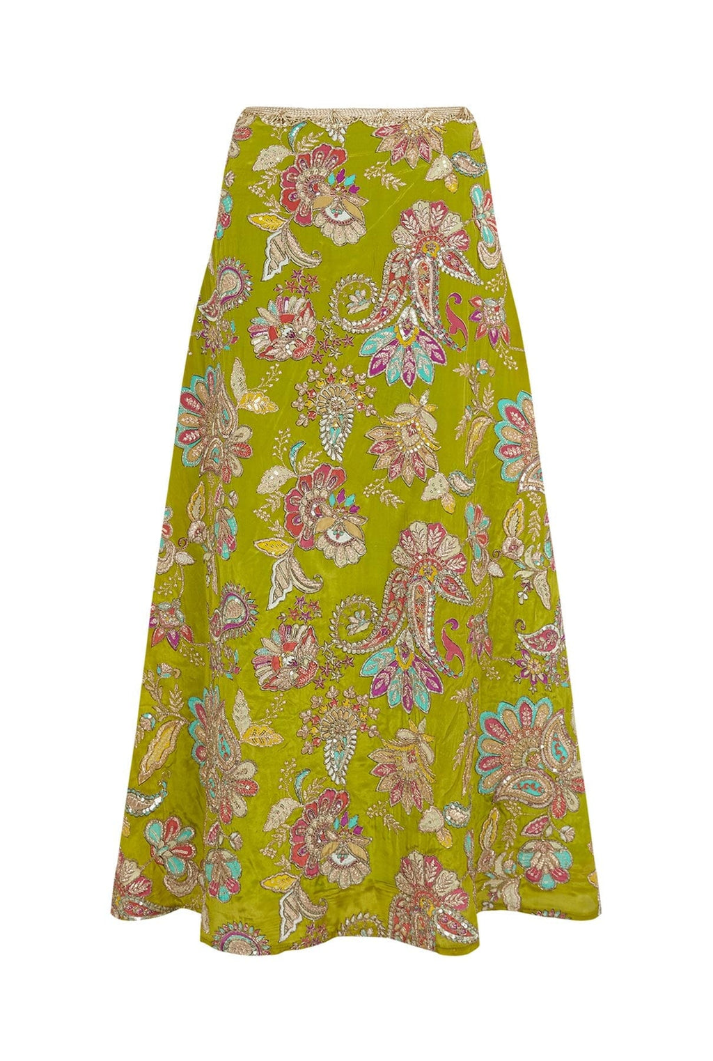 Zinnia Lime Skirt